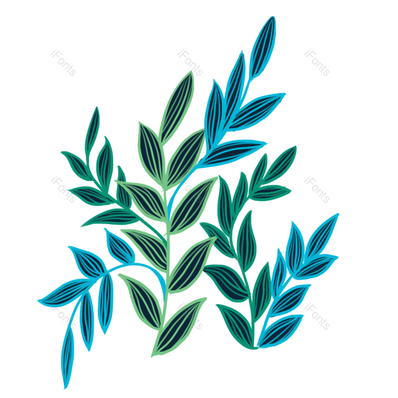 叶子图片,卡通元素,素材PNG,花卉免抠素材